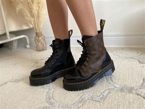 custom louis vuitton dr martens|Check Out My Customized Louis Vuitton Doc Martens!.